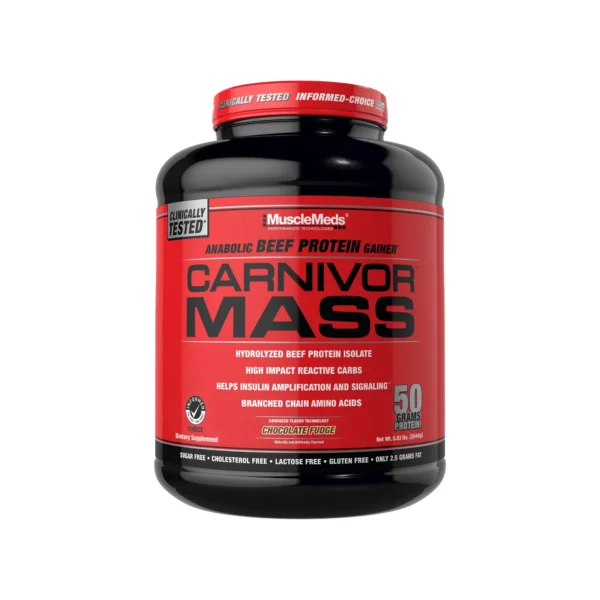 musclemeds-carnivor-mass-chocolate-fudge-6lb Musclemeds Carnivor Mass Anabolic Protein Gainer
