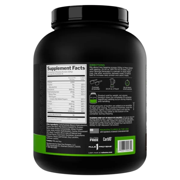 Rule One Mass Gainer