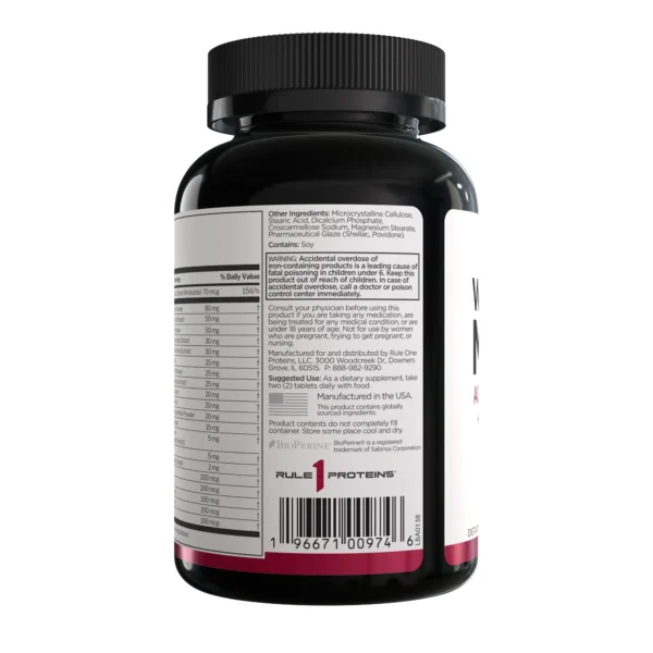 Rule One Women’s Multi Active Lifestyle Multivitamin Tablets