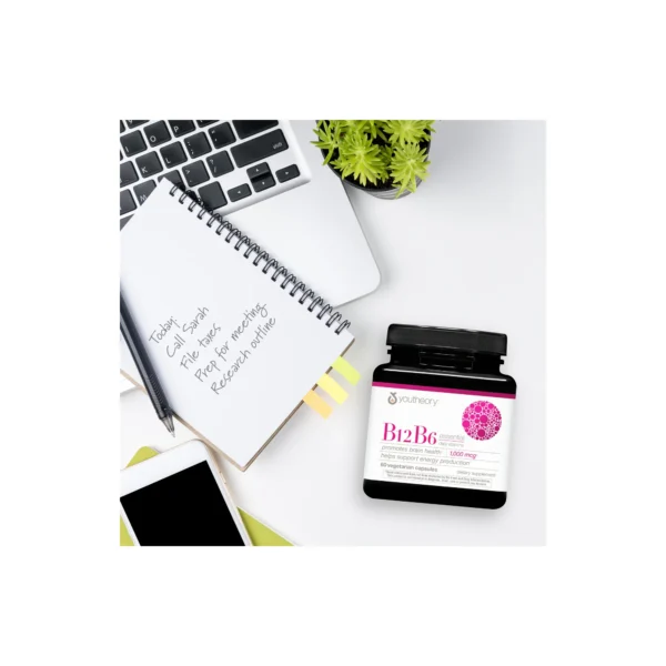 Youtheory B12 B6 Essential Daily Vitamins Capsules