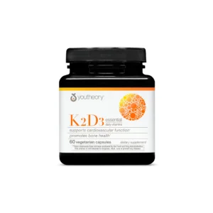 Youtheory K2 + D3 Essential Daily Vitamins Capsules